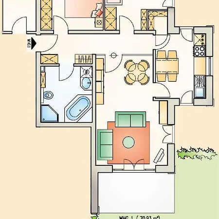 Rosita 09 Nur 250 Meter Bis Zum Reriker Appartement